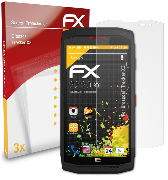 atFoliX FX-Antireflex Displayschutzfolie für Crosscall Trekker X3
