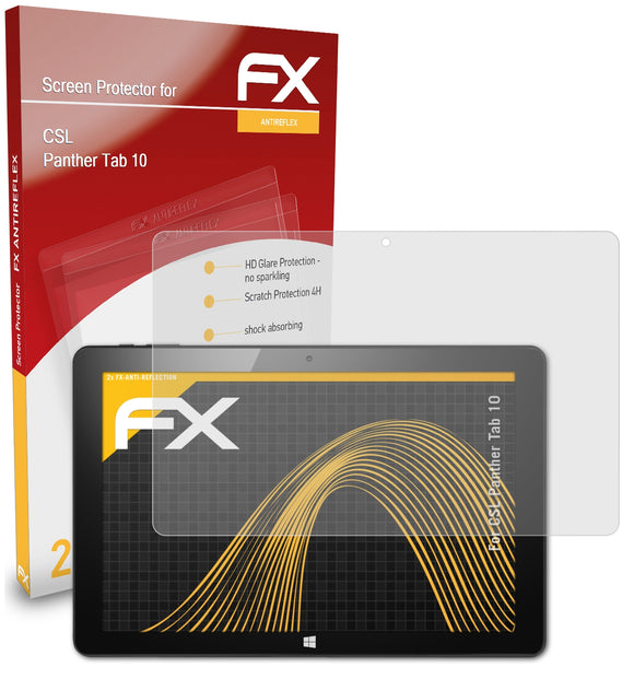 atFoliX FX-Antireflex Displayschutzfolie für CSL Panther Tab 10