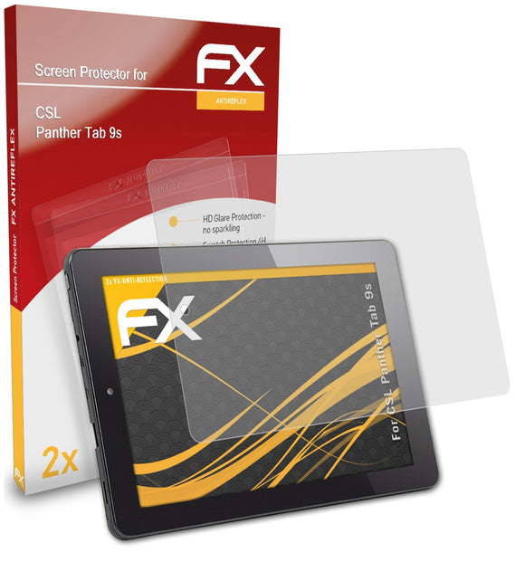 atFoliX FX-Antireflex Displayschutzfolie für CSL Panther Tab 9s