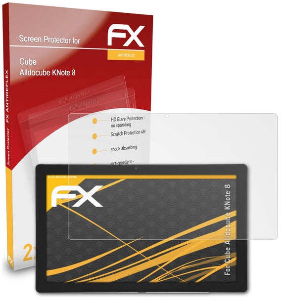 atFoliX FX-Antireflex Displayschutzfolie für Cube Alldocube KNote 8