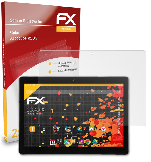atFoliX FX-Antireflex Displayschutzfolie für Cube Alldocube M5 XS