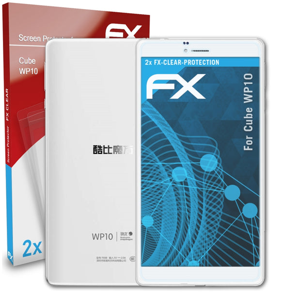 atFoliX FX-Clear Schutzfolie für Cube WP10
