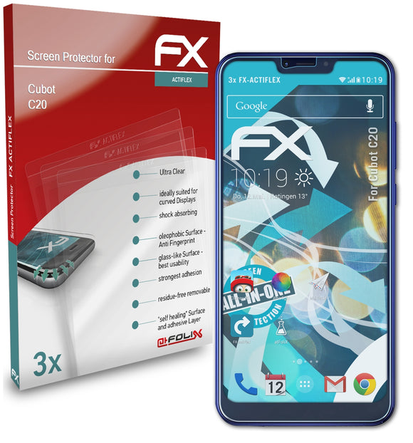 atFoliX FX-ActiFleX Displayschutzfolie für Cubot C20
