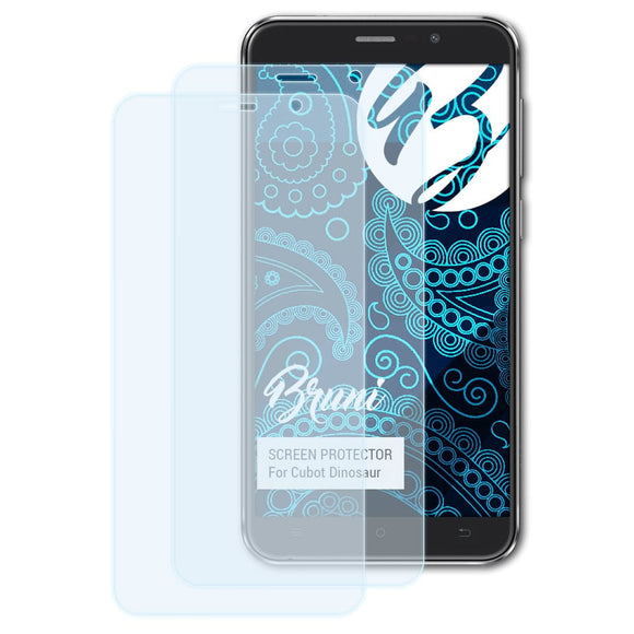 Bruni Basics-Clear Displayschutzfolie für Cubot Dinosaur