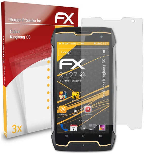 atFoliX FX-Antireflex Displayschutzfolie für Cubot Kingkong CS