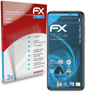 atFoliX FX-Clear Schutzfolie für Cubot Max 2