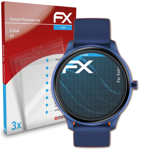 atFoliX FX-Clear Schutzfolie für Cubot N1