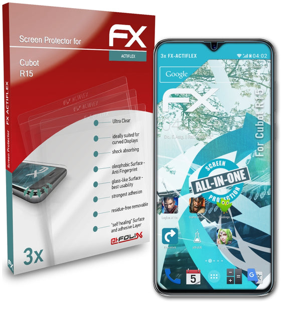 atFoliX FX-ActiFleX Displayschutzfolie für Cubot R15