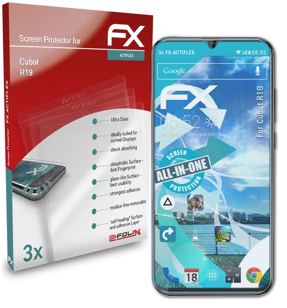 atFoliX FX-ActiFleX Displayschutzfolie für Cubot R19