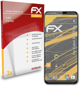 atFoliX FX-Antireflex Displayschutzfolie für Cubot X18 Plus