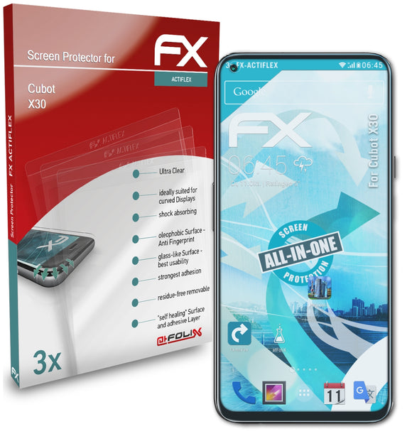 atFoliX FX-ActiFleX Displayschutzfolie für Cubot X30