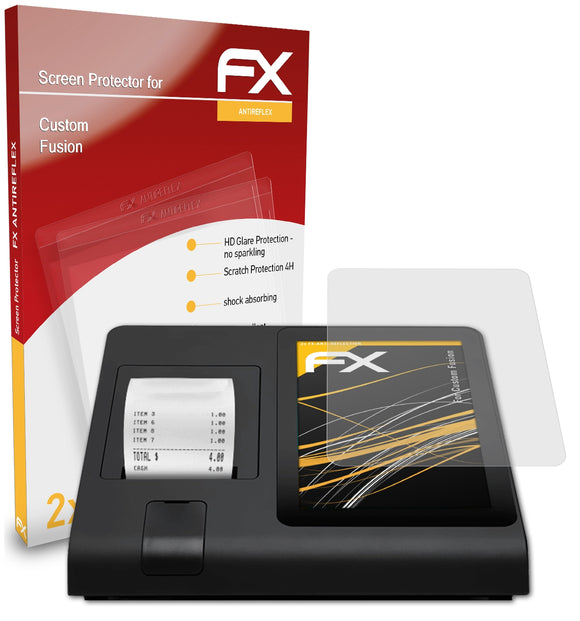 atFoliX FX-Antireflex Displayschutzfolie für Custom Fusion