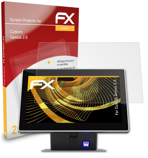 atFoliX FX-Antireflex Displayschutzfolie für Custom Genius 2.0