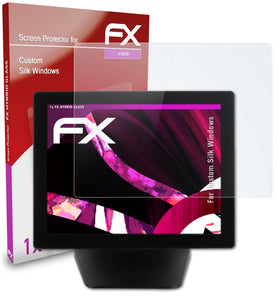 atFoliX FX-Hybrid-Glass Panzerglasfolie für Custom Silk Windows
