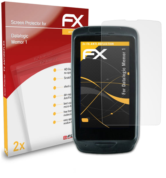 atFoliX FX-Antireflex Displayschutzfolie für Datalogic Memor 1