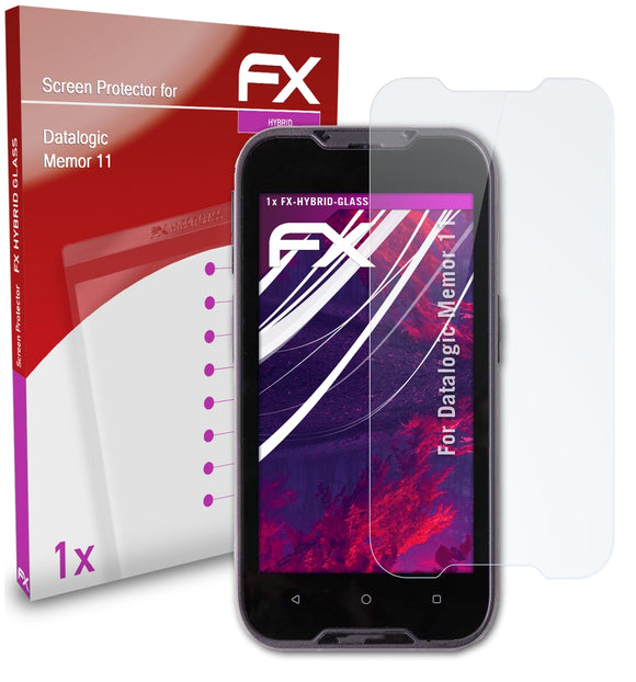 atFoliX FX-Hybrid-Glass Panzerglasfolie für Datalogic Memor 11