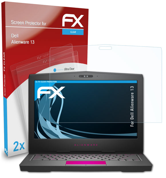 atFoliX FX-Clear Schutzfolie für Dell Alienware 13