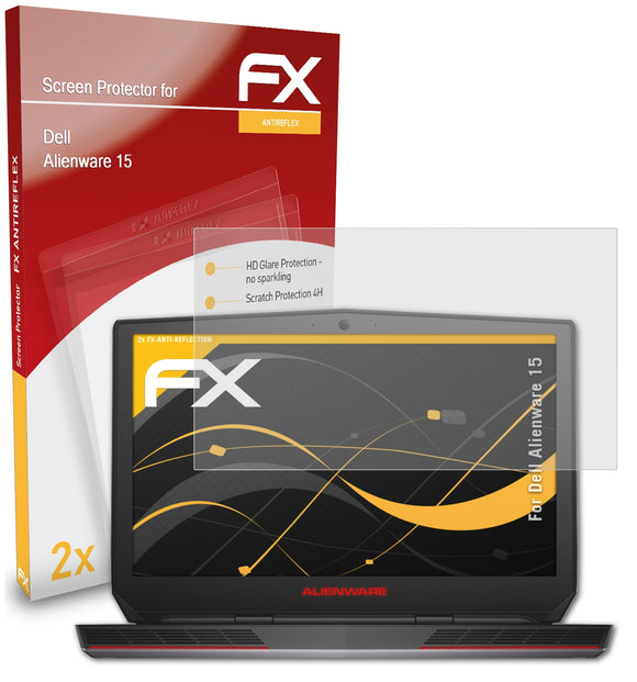 atFoliX FX-Antireflex Displayschutzfolie für Dell Alienware 15
