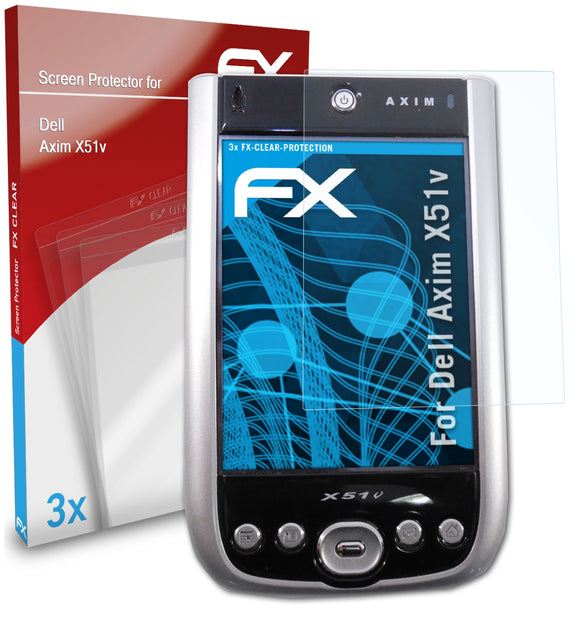 atFoliX FX-Clear Schutzfolie für Dell Axim X51v