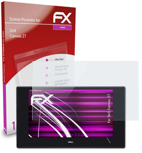 atFoliX FX-Hybrid-Glass Panzerglasfolie für Dell Canvas 27