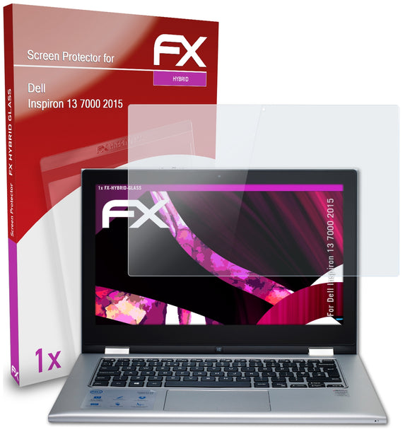 atFoliX FX-Hybrid-Glass Panzerglasfolie für Dell Inspiron 13 7000 (2015)