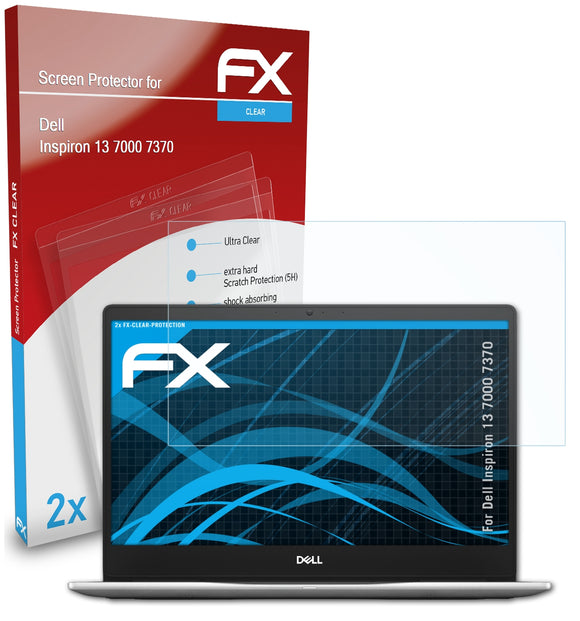 atFoliX FX-Clear Schutzfolie für Dell Inspiron 13 7000 (7370)