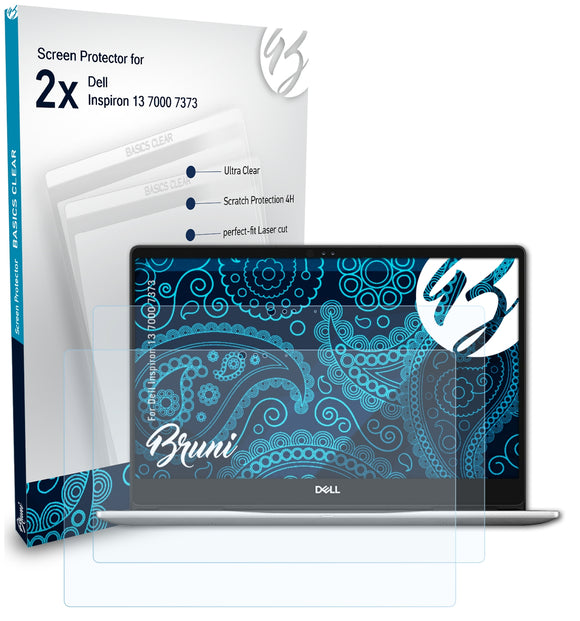 Bruni Basics-Clear Displayschutzfolie für Dell Inspiron 13 7000 (7373)