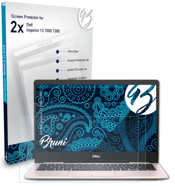 Bruni Basics-Clear Displayschutzfolie für Dell Inspiron 13 7000 (7380)