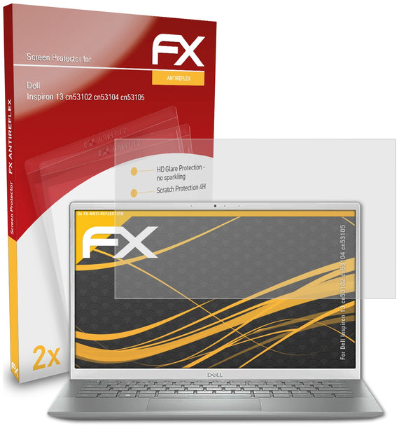 atFoliX FX-Antireflex Displayschutzfolie für Dell Inspiron 13 (cn53102 cn53104 cn53105)