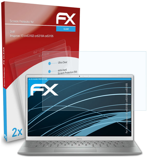 atFoliX FX-Clear Schutzfolie für Dell Inspiron 13 (cn53102 cn53104 cn53105)