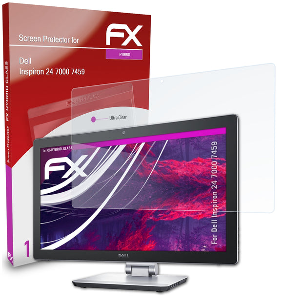 atFoliX FX-Hybrid-Glass Panzerglasfolie für Dell Inspiron 24 7000 (7459)