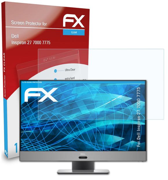 atFoliX FX-Clear Schutzfolie für Dell Inspiron 27 7000 (7775)