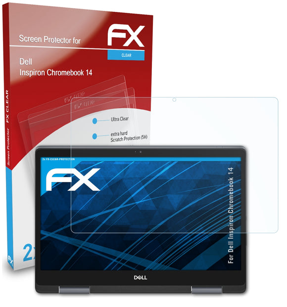 atFoliX FX-Clear Schutzfolie für Dell Inspiron Chromebook 14