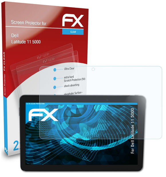 atFoliX FX-Clear Schutzfolie für Dell Latitude 11 5000