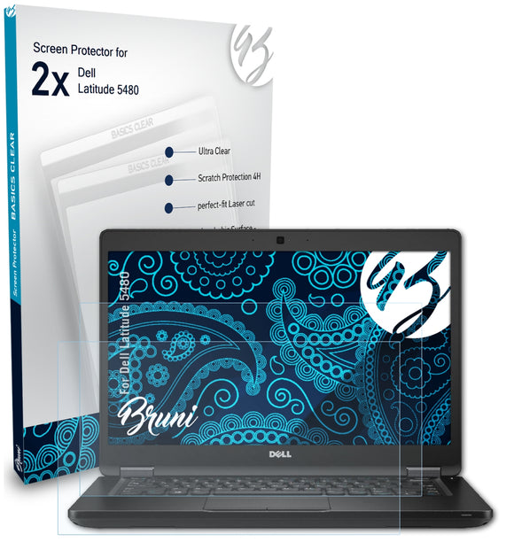 Bruni Basics-Clear Displayschutzfolie für Dell Latitude 5480