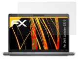 Panzerfolie atFoliX kompatibel mit Dell Latitude 5510, entspiegelnde und stoßdämpfende FX (2X)