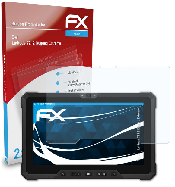 atFoliX FX-Clear Schutzfolie für Dell Latitude 7212 Rugged Extreme