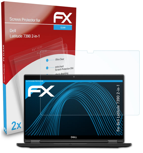 atFoliX FX-Clear Schutzfolie für Dell Latitude 7390 2-in-1