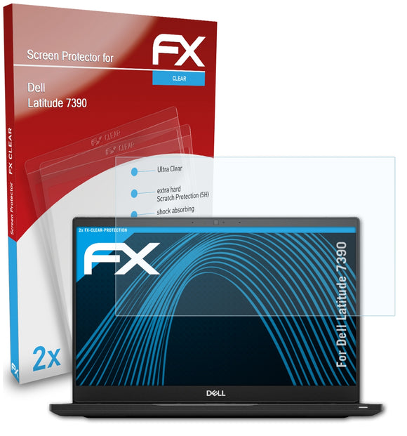 atFoliX FX-Clear Schutzfolie für Dell Latitude 7390