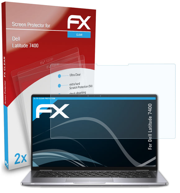 atFoliX FX-Clear Schutzfolie für Dell Latitude 7400