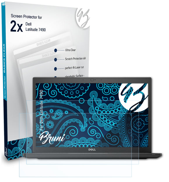Bruni Basics-Clear Displayschutzfolie für Dell Latitude 7490
