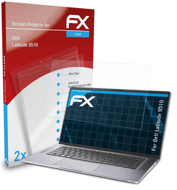 atFoliX FX-Clear Schutzfolie für Dell Latitude 9510