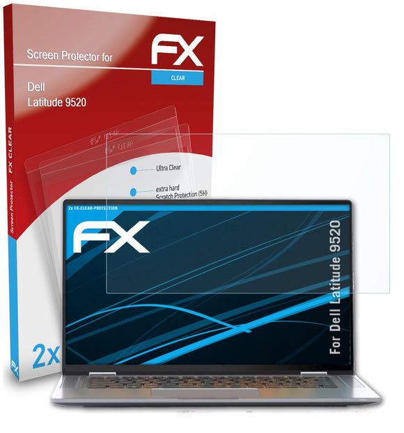 atFoliX FX-Clear Schutzfolie für Dell Latitude 9520