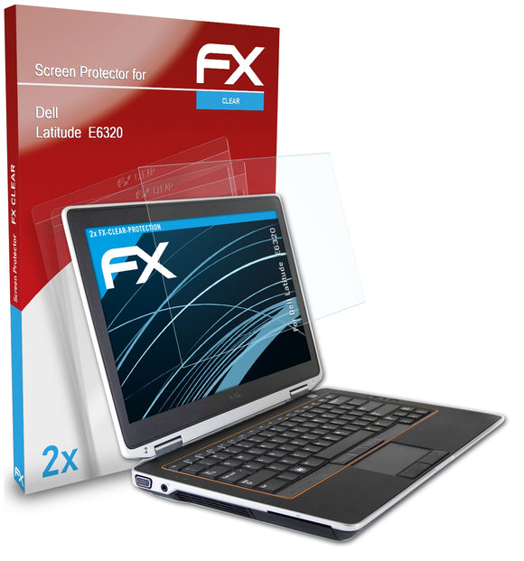 atFoliX FX-Clear Schutzfolie für Dell Latitude  E6320