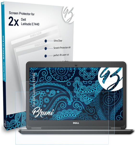 Bruni Basics-Clear Displayschutzfolie für Dell Latitude E7440