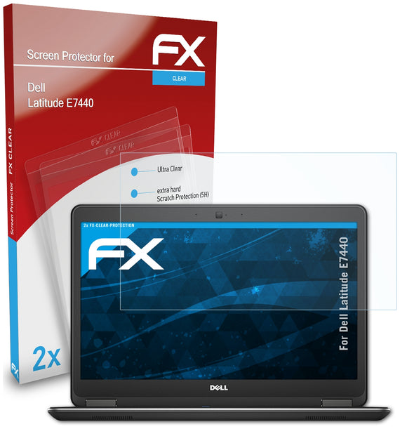 atFoliX FX-Clear Schutzfolie für Dell Latitude E7440