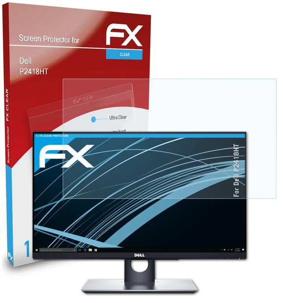 atFoliX FX-Clear Schutzfolie für Dell P2418HT