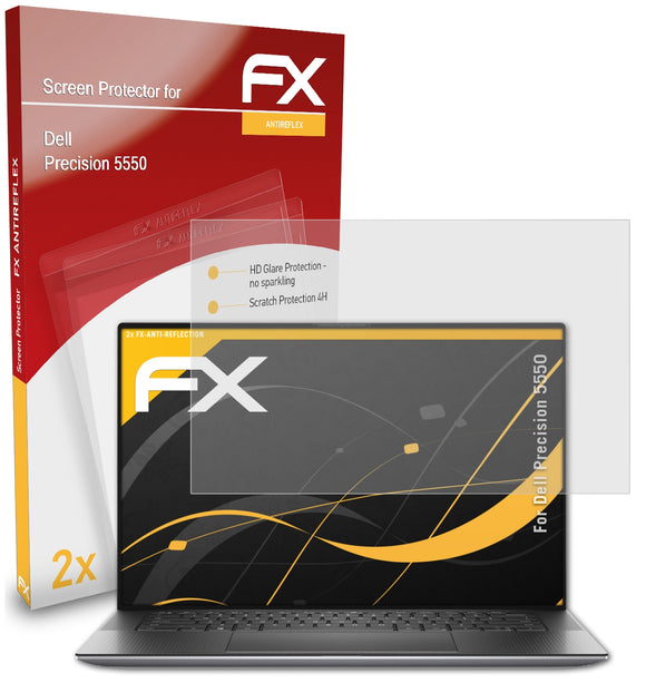 atFoliX FX-Antireflex Displayschutzfolie für Dell Precision 5550