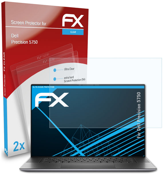 atFoliX FX-Clear Schutzfolie für Dell Precision 5750