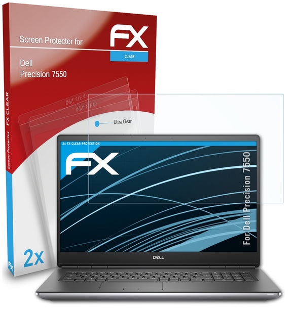 atFoliX FX-Clear Schutzfolie für Dell Precision 7550